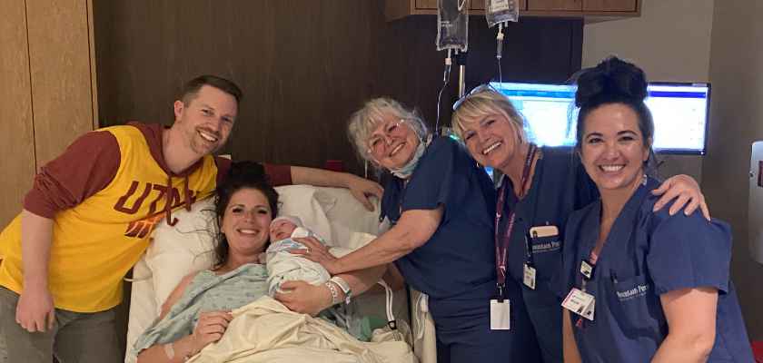 Ashley, the Midwives, and Nurse